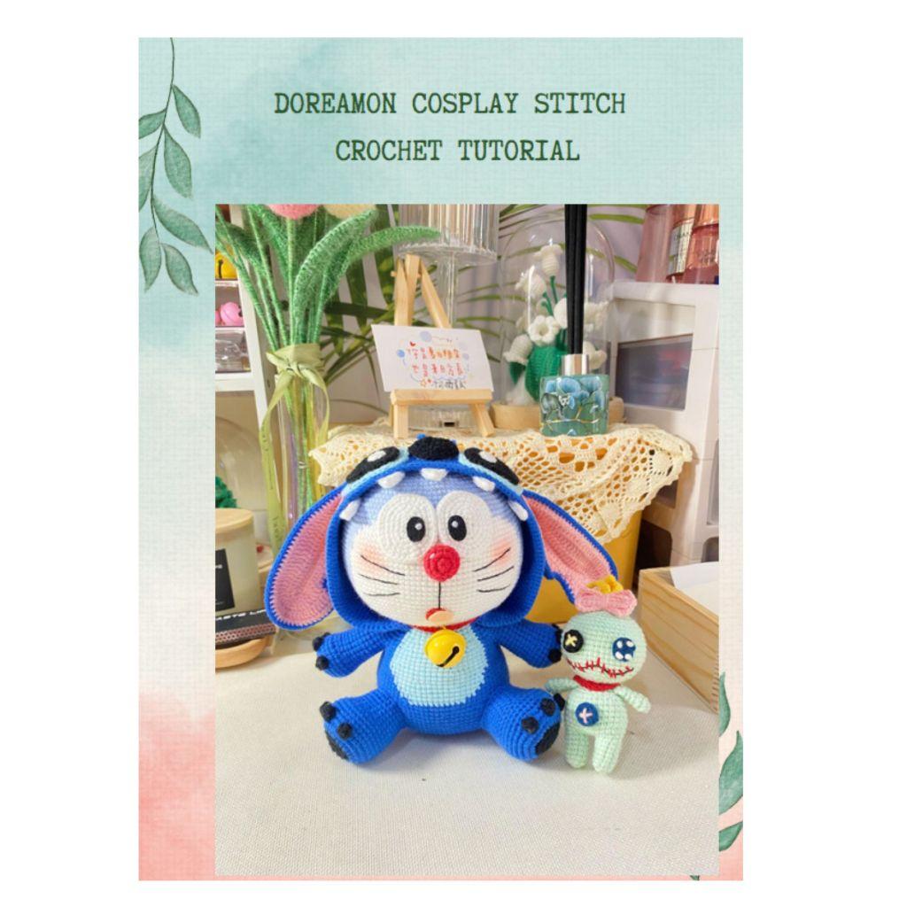 Hướng dẫn móc doremon cosplay stitch 